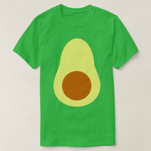 Avocado Costume Fruit Carnival Funny Last Minute H T-shirt (Design voorkant)
