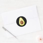 Avocado Costume Fruit Halloween Ronde Sticker (Envelop)