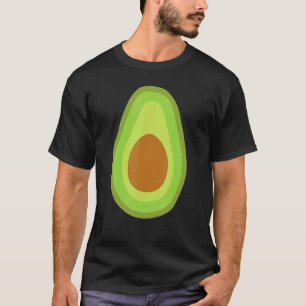 Avocado Costume Halloween Vegan Mannen Vrouwen Kin T-shirt