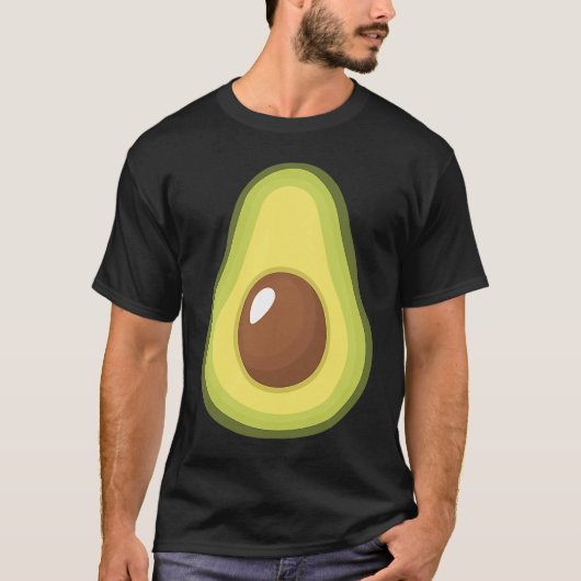 Avocado Costume  Lazy Costume Avocado T-shirt (Voorkant)