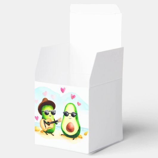 Avocado Couple Bedankdoosjes (Geopend)
