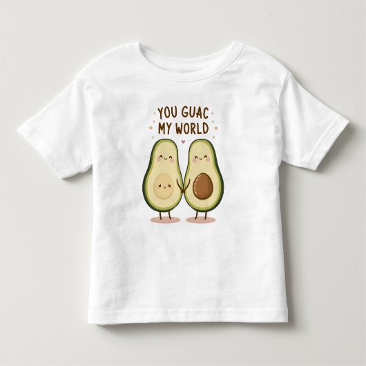 Avocado Couple Kinder Shirts (Voorkant)