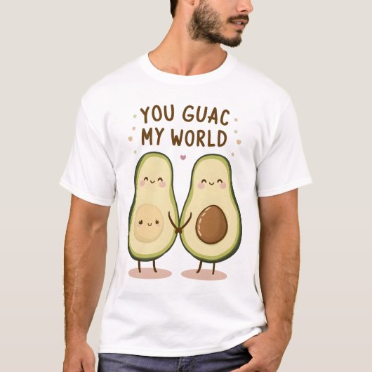 Avocado Couple T-shirt (Voorkant)
