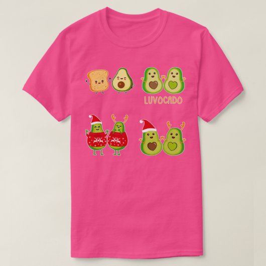 Avocado Couples Cute Classic TShirt (Design voorkant)