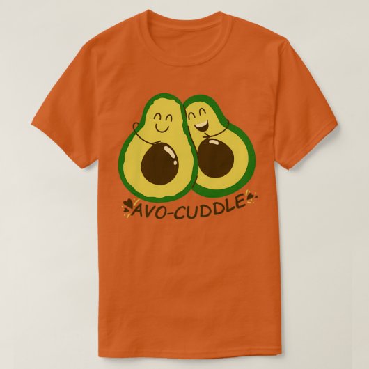Avocado cuddle t-shirt (Design voorkant)