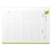 Avocado Culinaire Recipe Notitieblok (Voorkant)