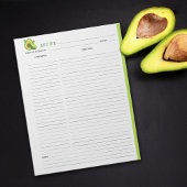 Avocado Culinaire Recipe Notitieblok
