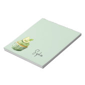 Avocado Cupcake Notitieblok (Linkerzijde)