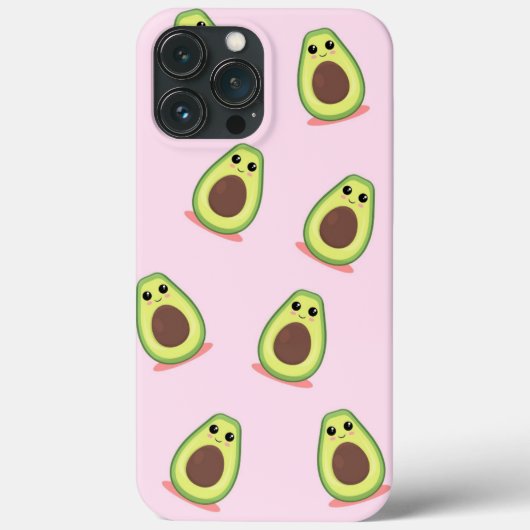 Avocado Cute iPhone/iPad case (Achterkant)