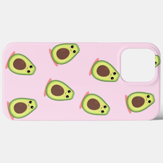 Avocado Cute iPhone/iPad case (Achterkant (horizontaal))