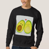 avocado cute pattern  ilustration trui (Voorkant)