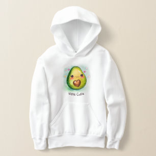 Avocado Cutie met Jouw tekst - Kinder Hoodie