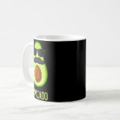 Avocado Dad Papacado Funny Daddy Father Avocado Koffiemok (Voorkant links)