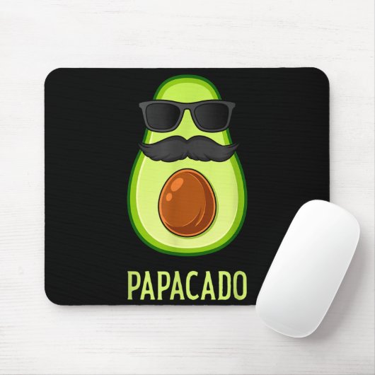 Avocado Dad Papacado Funny Daddy Father Avocado Muismat (Met muis)