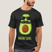 Avocado Dad Papacado Funny Daddy Father Avocado  T-shirt (Voorkant)