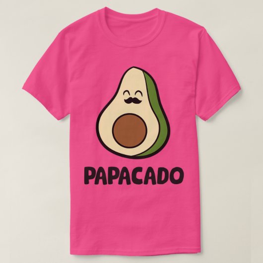 Avocado Dad Vegan Guacamole Avocado Papacado T-shirt (Design voorkant)