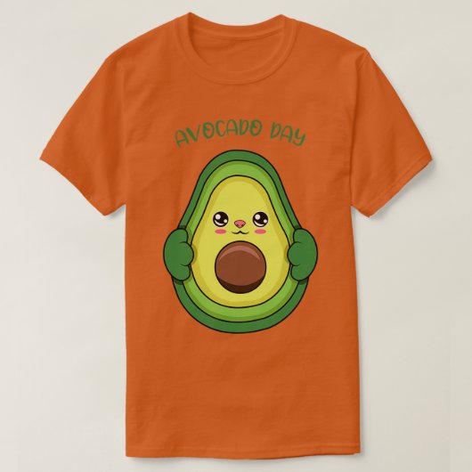 avocado dag 1 t-shirt (Design voorkant)