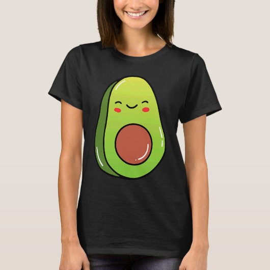 Avocado Dancing Vegetables For Babies And Toddlers T-shirt (Voorkant)