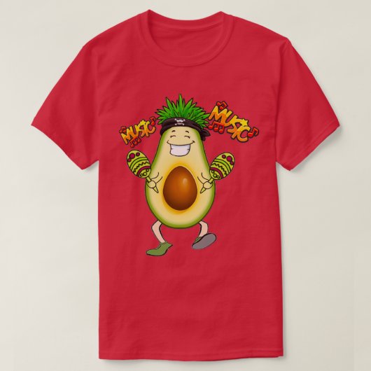 avocado dans t-shirt (Design voorkant)