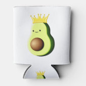 Avocado de koning van alle vruchten blikjeskoeler (Voorkant)