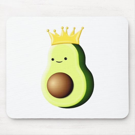 Avocado de koning van alle vruchten muismat (Voorkant)