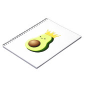 Avocado de koning van alle vruchten notitieboek (Linkerzijde)
