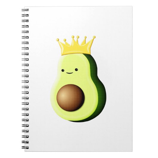 Avocado de koning van alle vruchten notitieboek (Voorkant)