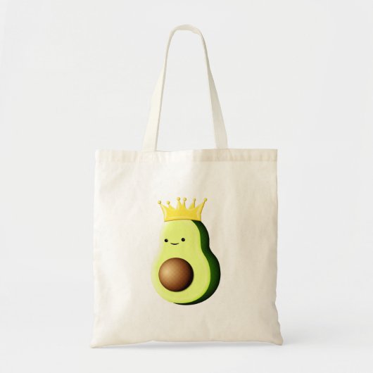 Avocado de koning van alle vruchten tote bag (Voorkant)