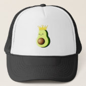 Avocado de koning van alle vruchten trucker pet (Voorkant)