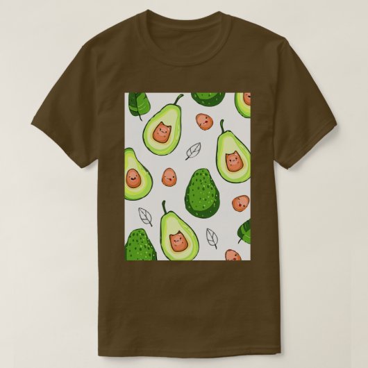 Avocado Delicate Fruits 1 T-shirt (Design voorkant)