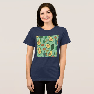 Avocado Delight voor Joyful Vibes Green Tri-Blend Shirt
