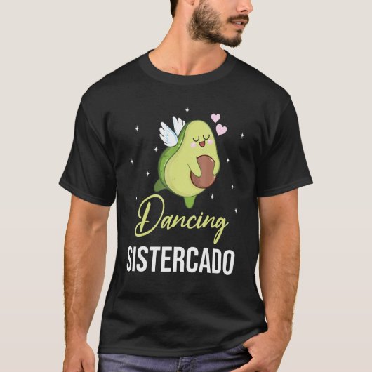 Avocado Dove Flying Happy Day Me Danser Sistercad T-shirt (Voorkant)
