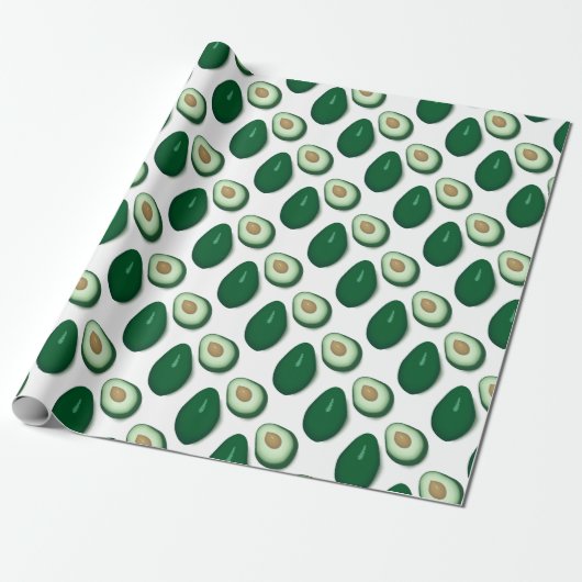 Avocado Drawing Cadeaupapier (Uitgerold)