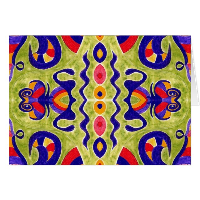 Avocado Dream Wenskaart (Voorkant Horizontaal)