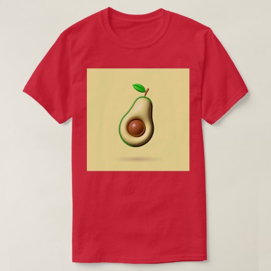 Avocado-droom T-shirt (Design voorkant)
