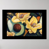 Avocado-druk Poster (Voorkant)