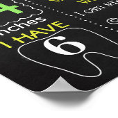 Avocado Eerste verjaardagsfeestje Poster (Hoek)