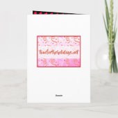 Avocado Eetgrap, Cute Zalig Valentijnsdag Kaart (Achterkant)