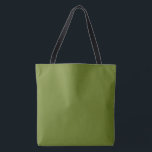 Avocado effen effen kleur tote bag<br><div class="desc">Avocado kleur #6A7E22</div>