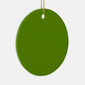 Avocado (effen kleur) keramisch ornament (Rechts)