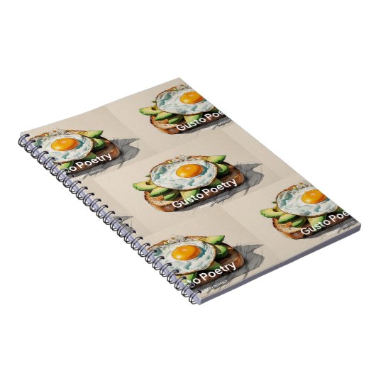 Avocado & Egg Toast Gusto Poetry Notitieboek (Rechterzijde)
