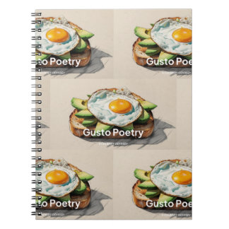 Avocado & Egg Toast Gusto Poetry Notitieboek