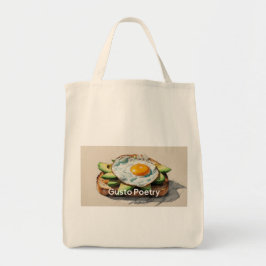 Avocado & Egg Toast Gusto Poëzie Tote Bag