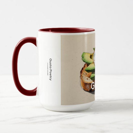 Avocado & Ei Toast Gusto Poetry Mok (Links)