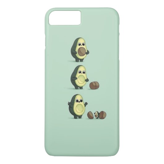 Avocado en avocado-kinderen Case-Mate iPhone case (Achterkant)