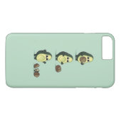 Avocado en avocado-kinderen Case-Mate iPhone case (Achterkant (Horizontaal))