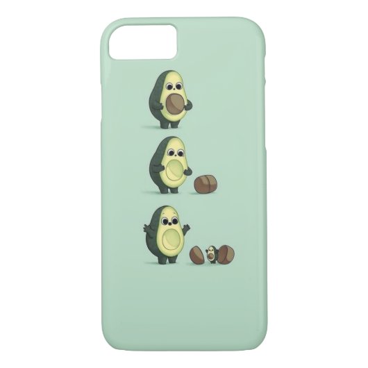 Avocado en avocado-kinderen Case-Mate iPhone case (Achterkant)