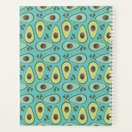 Avocado en Cilantro Salad Pattern Planner (Achterkant)