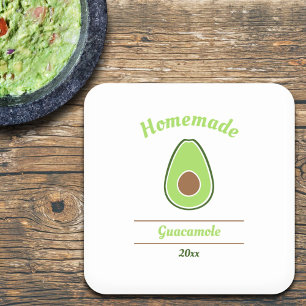 Avocado en Guacamole Label Sticker