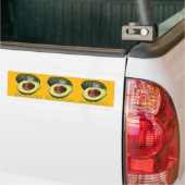 Avocado en Half Bumpersticker (Op Truck)